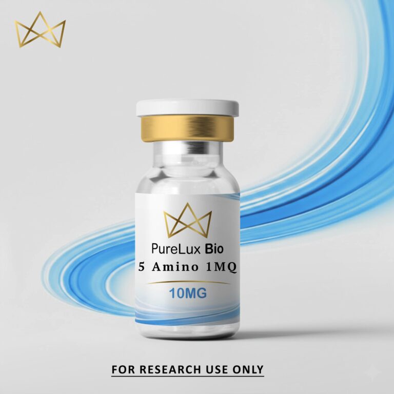 5-Amino-1MQ research peptide vial by PureLux Bio for laboratory research use